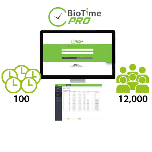       Software / Licencia para BioTimePRO   Enterprise permanente 100R/12000 U ZKTeco (BTP_ENT_P)